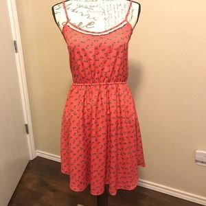 Vintage print summer dress